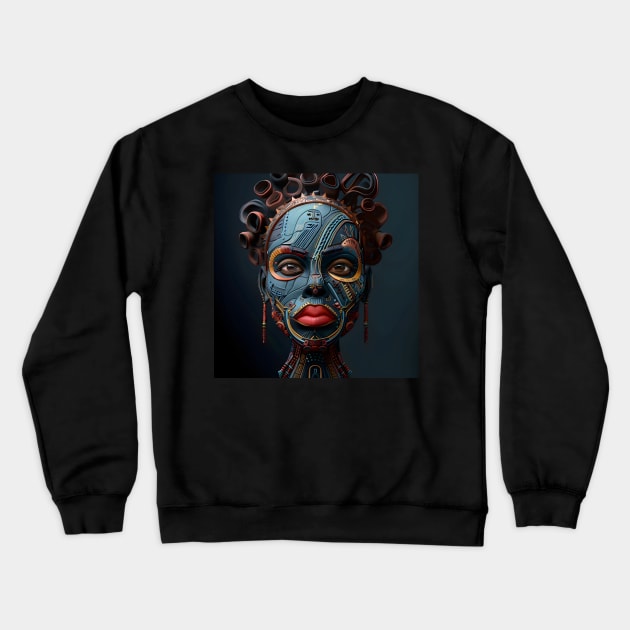 tribal design 3 Crewneck Sweatshirt by wayneflint